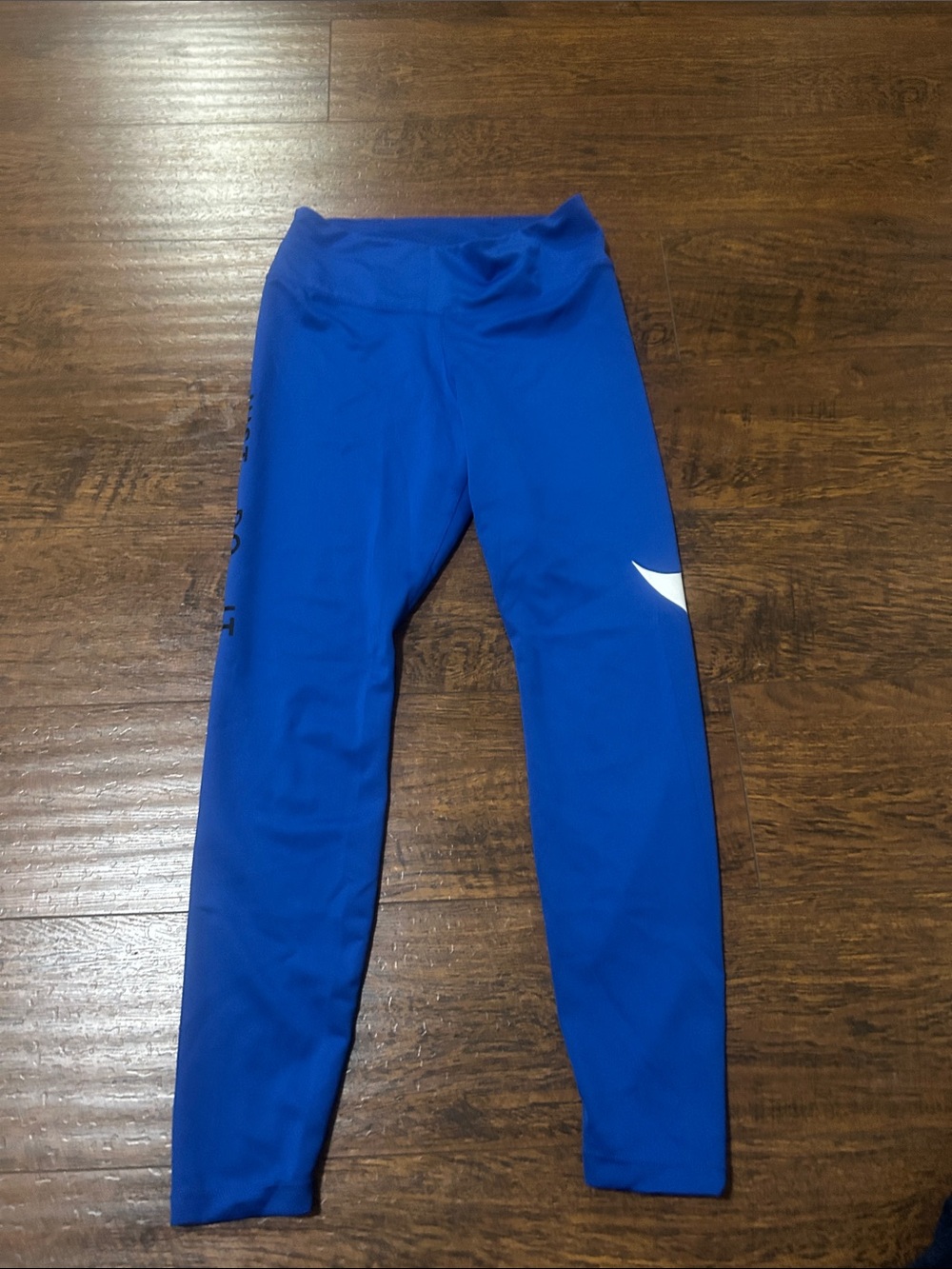 Nike Royal Blue Leggings with White Swoosh